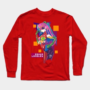 WPANIME - ASUKA LANGLEY Long Sleeve T-Shirt